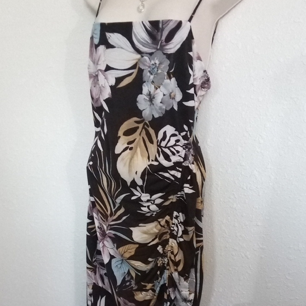 Floral Spaghetti Strap Dress